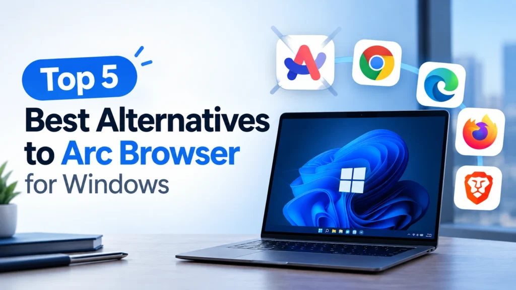 Top 5 Arc Browser Alternatives for Windows